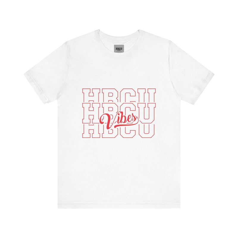 Triple HBCU Vibes / RED and WHITE TEE