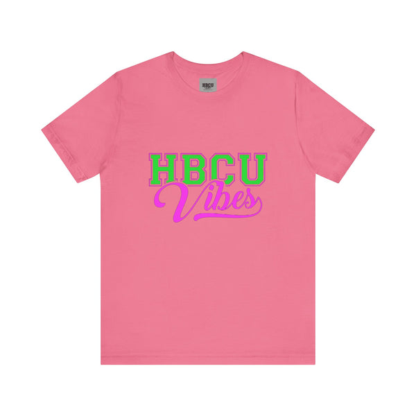 HBCU Vibes / PINK AND GREEN TEE