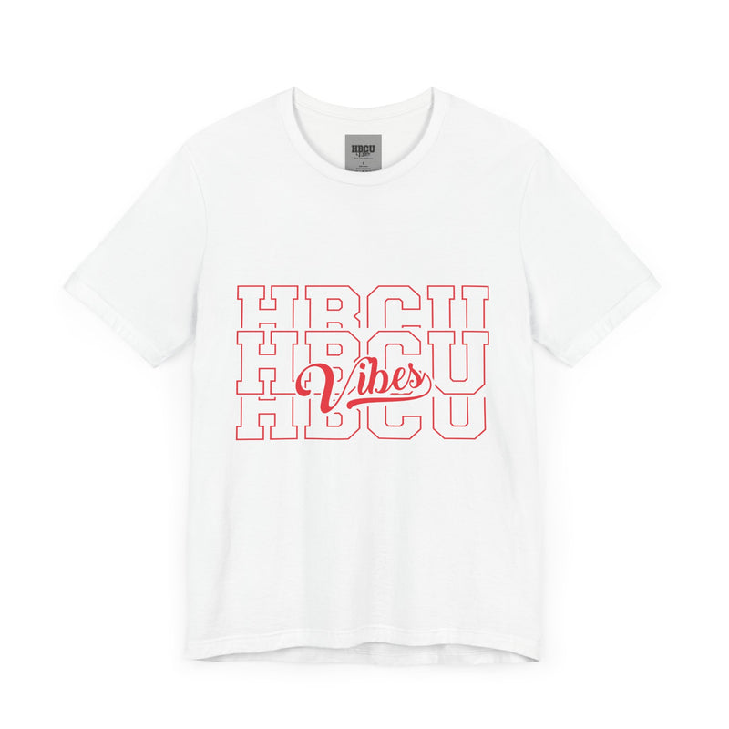 Triple HBCU Vibes / RED and WHITE TEE