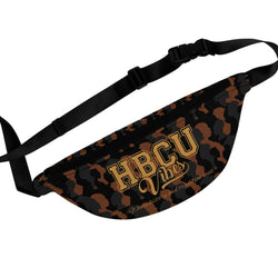 HBCU Black Camouflage Fanny Pack