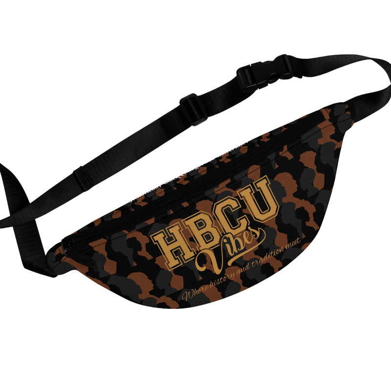 HBCU Black Camouflage Fanny Pack