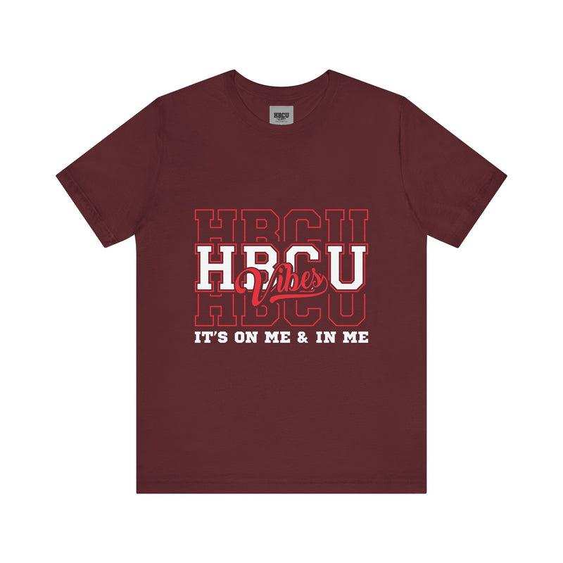 Triple HBCU Vibes / RED and WHITE TEE