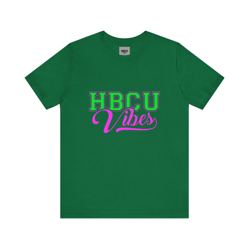 HBCU Vibes / PINK AND GREEN TEE