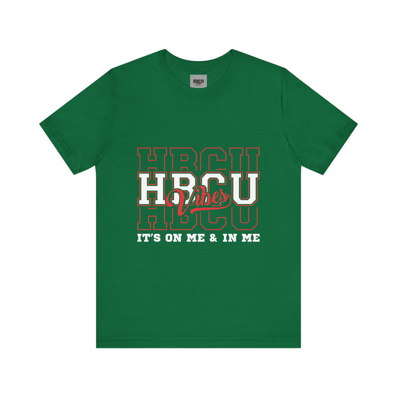 Triple HBCU Vibes / RED and WHITE TEE