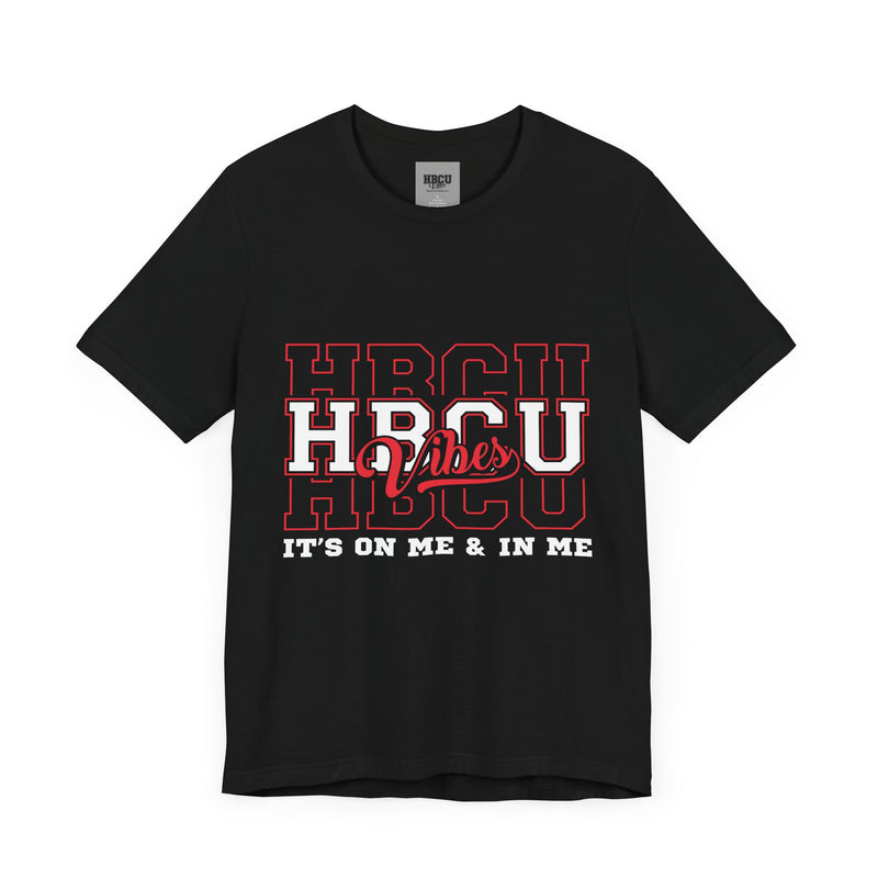 Triple HBCU Vibes / RED and WHITE TEE