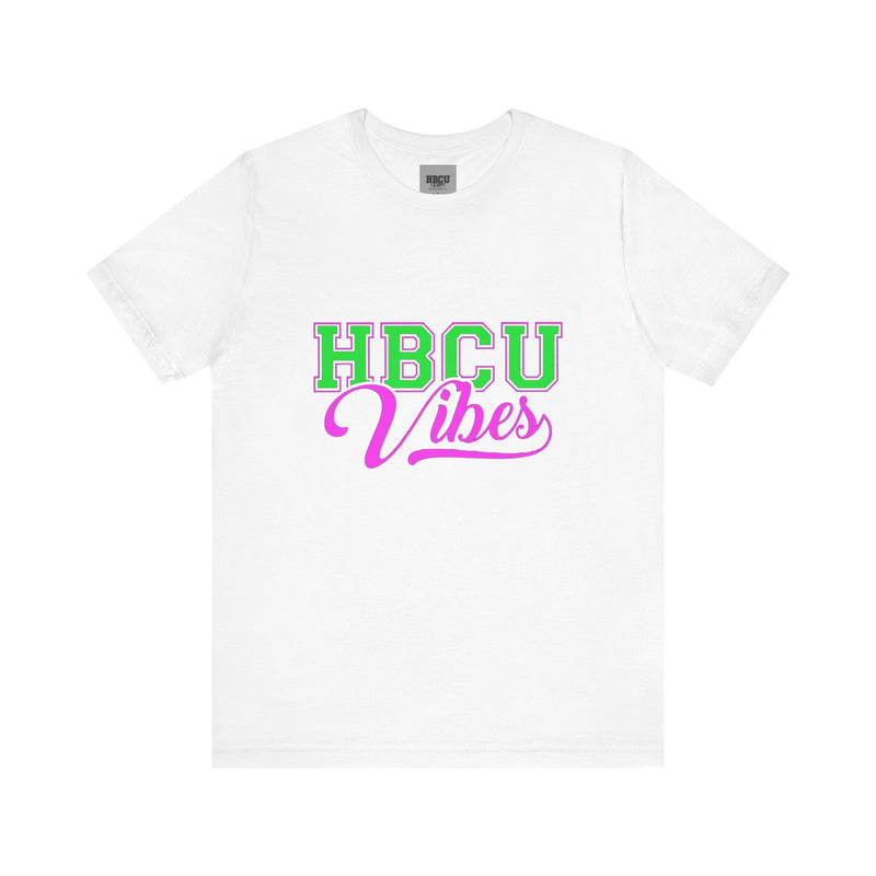 HBCU Vibes / PINK AND GREEN TEE