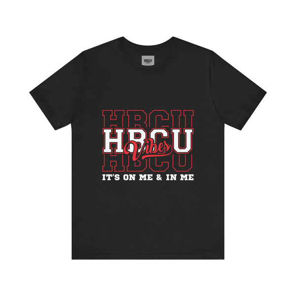 Triple HBCU Vibes / RED and WHITE TEE