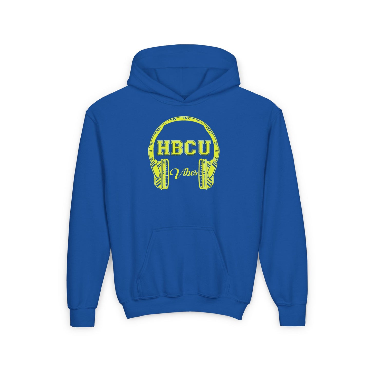 HBCU Vibes Youth Hoodie (Yellow Headphones)