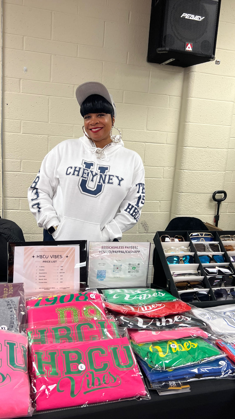 CHEYNEY U WHITE HOODIE - THE IST HBCU