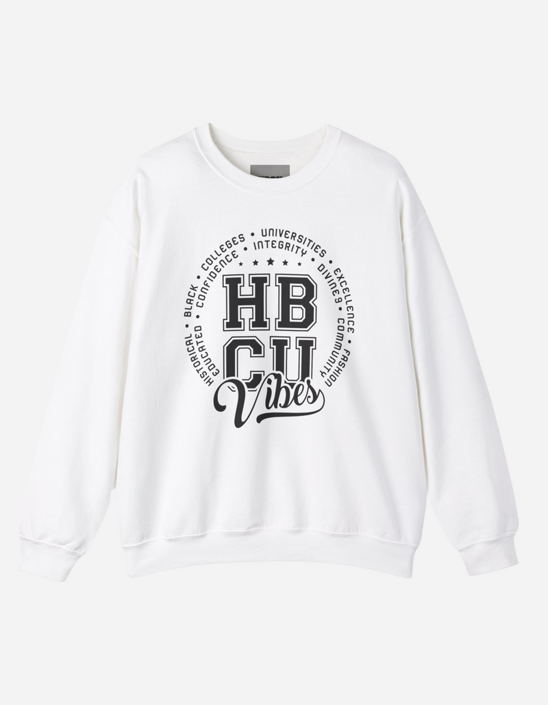 BLACK HBCU INTEGRITY CIRCLE SWEATSHIRT