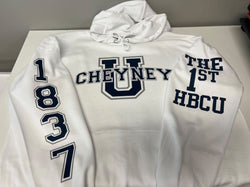 CHEYNEY U WHITE HOODIE - THE IST HBCU