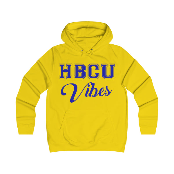 Blue & Gold HBCU Vibes Girlie College Hoodie