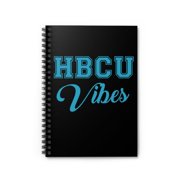 Black+Blue HBCU Vibes Spiral Notebook